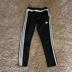 Adidas black girls joggers